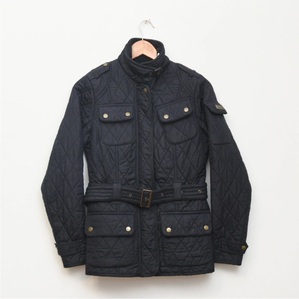 Woman’s Barbour International Tourer Polarquilt Jacket Womens 8 UK 4 US S